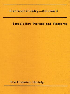 cover image of Electrochemistry
